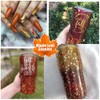 Holographic Glitters Fall Maple Leaf Shaped Nail Art Sequins Flakes