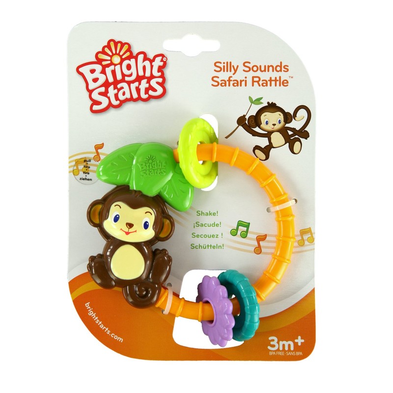 Bright Starts Silly Sounds Safari Rattle