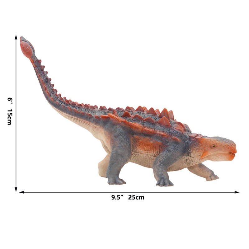 Gemini&Genius Ankylosaurus Dinosaur Action Figure Dinosaur Toy Green Science Educational