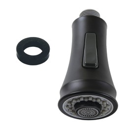 Kingston Brass KDH8810 Gourmet Scape 2-Function Pull-Down Kitchen Faucet Sprayer Head, Matte Black