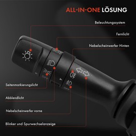 Frankberg 1x Turn Signal Switch for left-hand drive Compatible with iX35 LM EL ELH 2.0L 2.4L 2012-2024 Replace# 93410-1M530