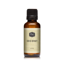 P&J Trading - Coconut Scented Oil 30ml - Fragrance Oil for Candle Making, Soap Making, Diffuser Oil