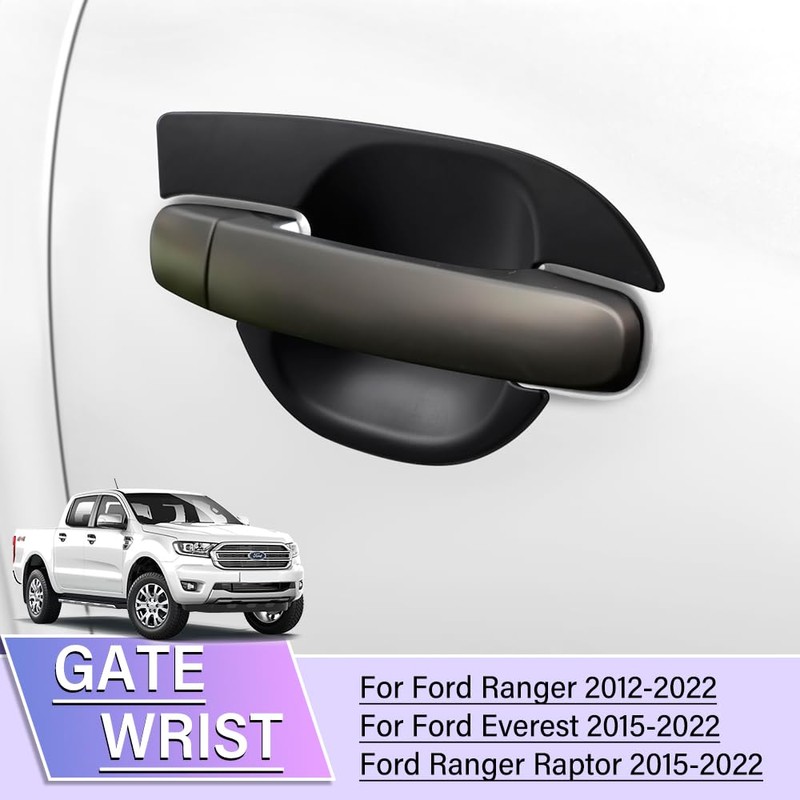 JHCHAN Door Handle Insert Protector Bowl Cover for Ford Ranger