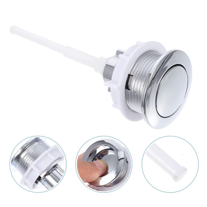 Angoily Single Flush Valve Replacement Buttons, 1PCS Single Push Flushing