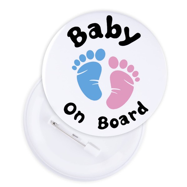 Baby On Board Pin Badge Gender Pink Blue Badge Mum To Be Pregnancy Badge Baby Shower Accessories for Mum