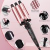Wand Curling Iron, Curling Wand Set, MOCEMTRY Professional 5 in