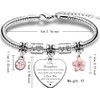 JMIMO Daughter Bracelet Charm Daughter Birthday Gifts Daughter Graduation Christmas