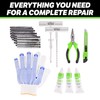 Slime 20503 Flat Tire Repair Reamer Plugger Kit, Heavy Duty,