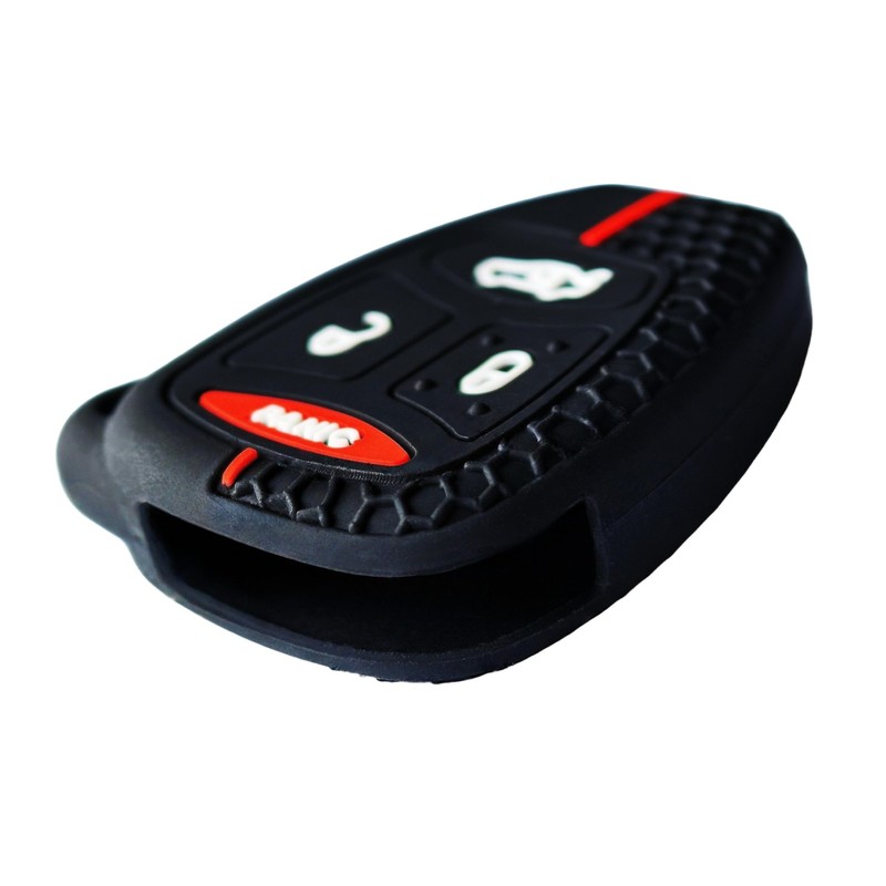 Silicone Key Cover Fit 2004-2018 Jeep Dodge Chrysler Car Key