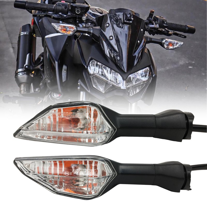 SPNUVR 2Pcs Motorcycle Turn Signal Indicator Light Blinker Blub Lamp