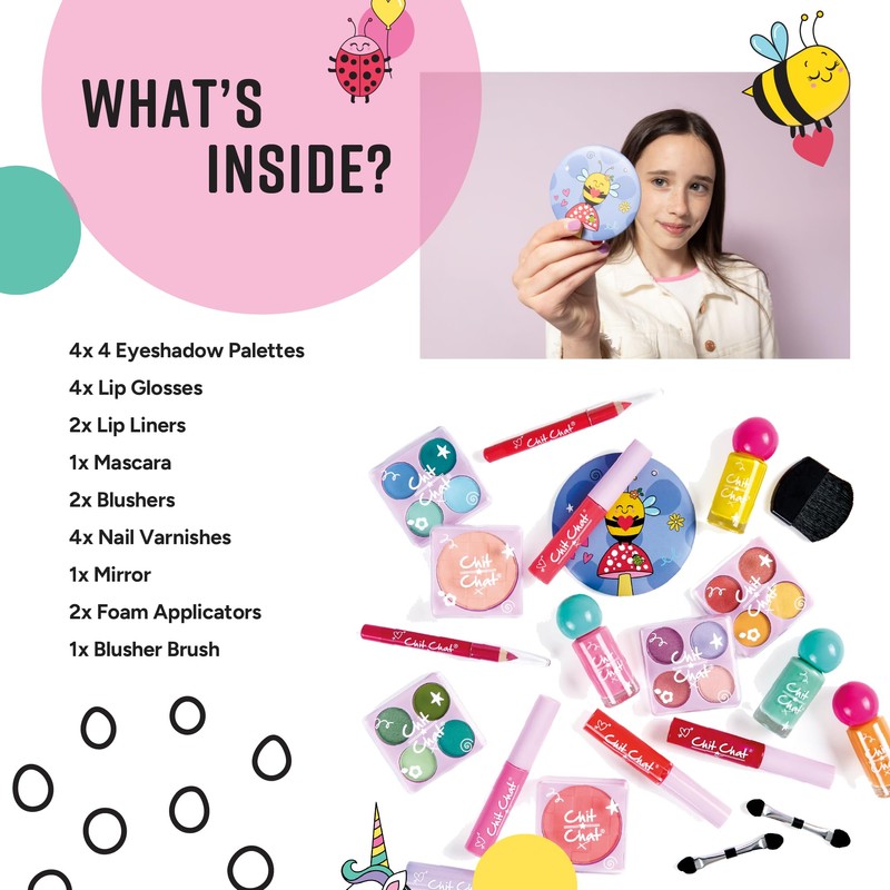 Chit Chat Beauty Box 21pc Makeup Set – The Ultimate