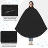 Andake Cycling Rain Poncho for Adults,Waterproof Bike Raincoat with Hood,