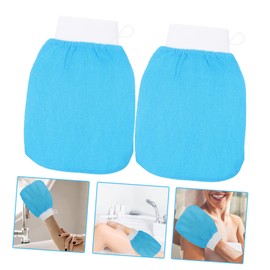 FOMIYES 8 Pcs Exfoliating Gloves Loofah Gloves Shower Gloves Bath Mitts Body Scrubber Gloves Kids Shower Washcloth Body Shower Scrub Scrubbing Mitt Exfoliating Mitt Rayon Bath Wipe Frosted