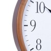 La Crosse Technology Atomic Analog Wall Clock, Wood, 12.80" (404-50447)