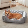 SIWA MARY Dog Bed for Medium Small Size Dogs,Stars Pattern
