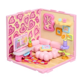 Goliath Suite Spaces - Living Room Set | Your Room, Your Rules! Contains 20 Lounge Themed Accessories | Modular Dolls House Rooms with Customizable Furniture & Decor | For Ages 6+