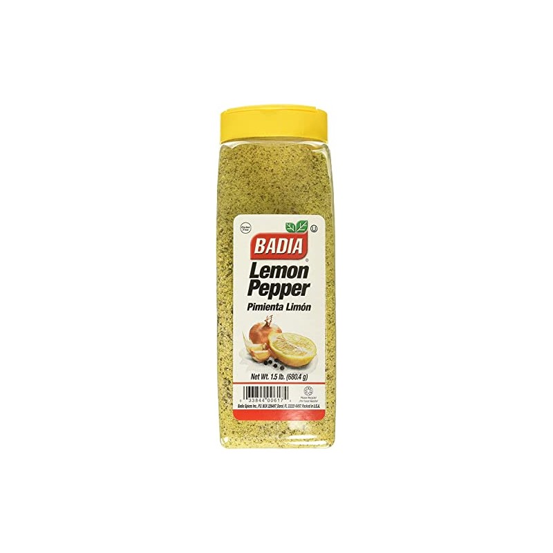 Badia Lemon Pepper Seasoning Catering Size 680.4g