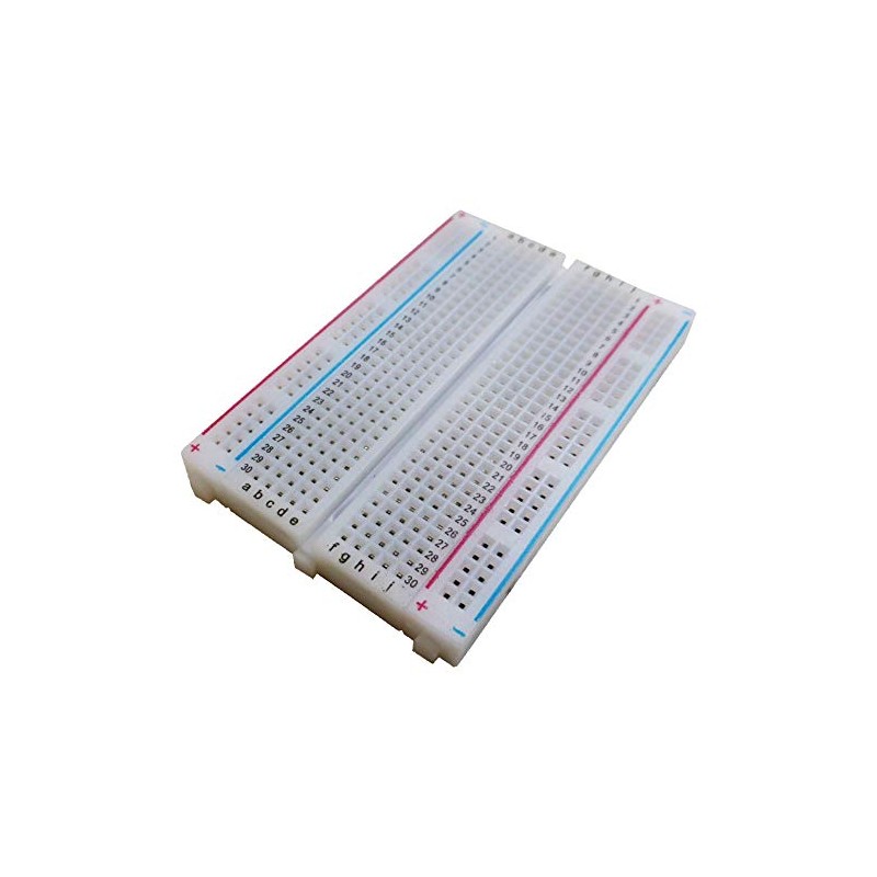 MV ELECTRONICA PROTOBOARD BREADBOARD 400 Puntos Blanca