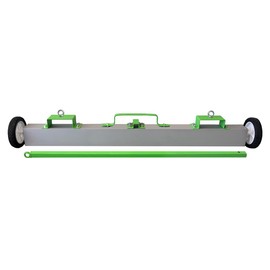 Grip 48" Tow Behind Magnetic Sweeper - 220 lb Capacity - Trucking Terminals, Airport Terminals, Construction Sites