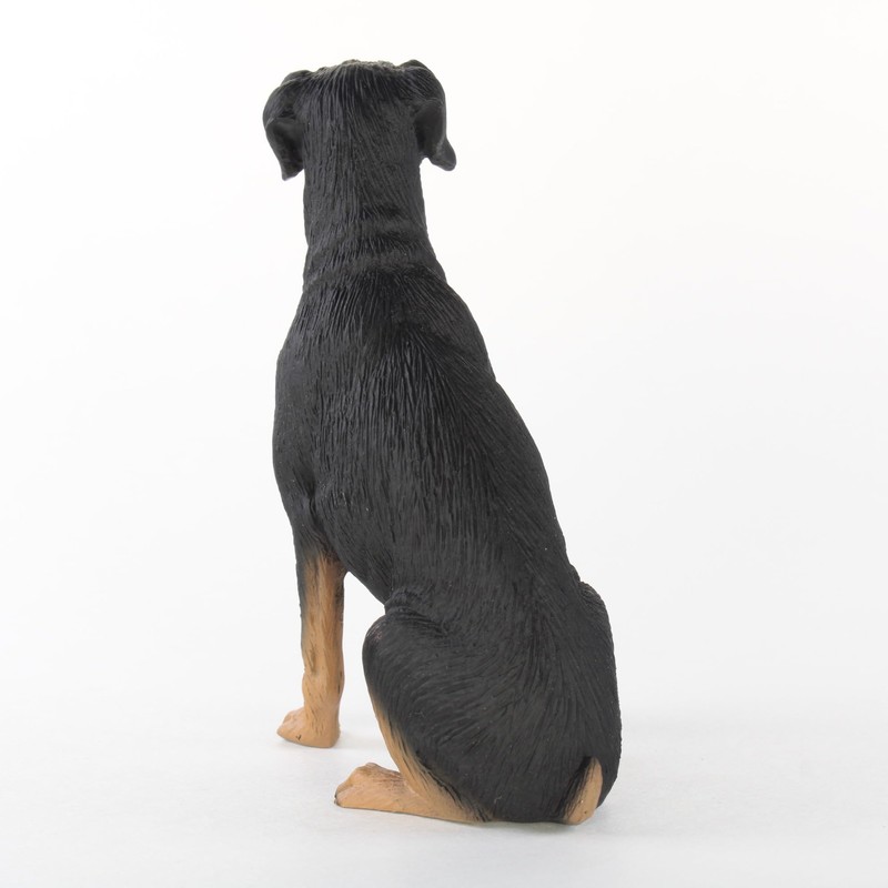 Conversation Concepts Doberman Dog Figurine Black Uncropped