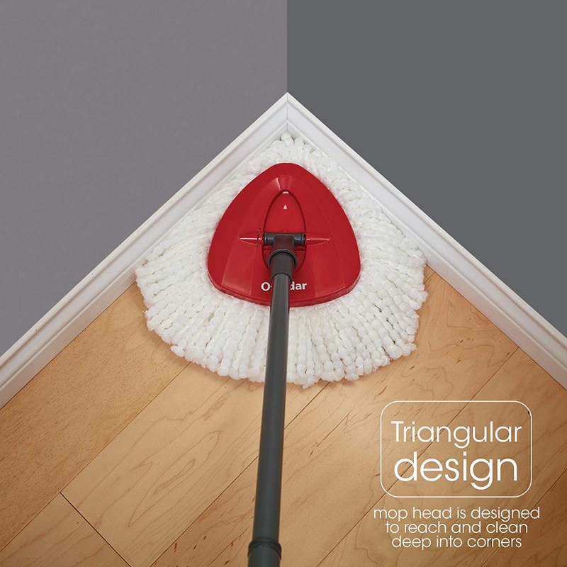 O-Cedar EasyWring Microfiber Spin Mop and Bucket Floor Cleaning System