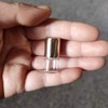 Mozff 12Pcs 1ml Mini Glass Roll on Bottles Roller Refillable