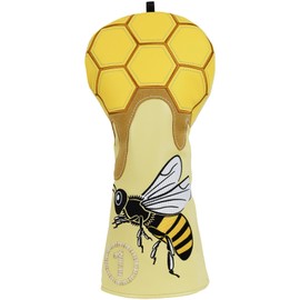 LZFAN Funny Golf Club Head Covers, Animal Driver Headcover Blade Putter Headcover, Golf Headcover Fits Putter Cover Blade Bee