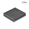 sourcing map Heatsink with Cross-shaped Notches for MOS GPU IC