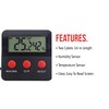 Digital Reptile Thermometer and Humidity Gauge Remote Probes – Terrarium