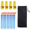 TRIWONDER Aluminum Tent Stakes Pegs & Reflective Guylines with Tent