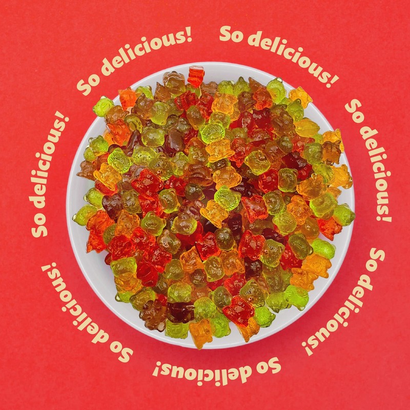 3D Gummies | 1 Pound Pack | Gummi Bears Candy