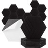 LDXDRU 16 Pack Hexagon Acoustic Panels 14" x 12" x