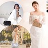VASCHY Women's Party Bag, Wedding Bag, Clutch Bag, Reception Handbag,