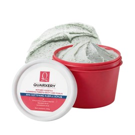 QUARXERY Exfoliante Espumoso Corporal y Facial con Ácido Mandélico y Lactobiónico  Crema Exfoliante Suave para Puntos Negros, Acné, Axilas e Ingle... 
