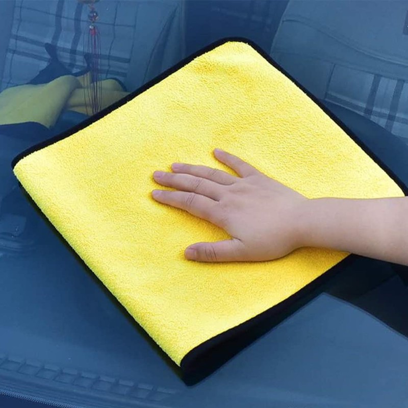 6PCS 800GSM Microfibre Car Drying Towel Cleaning Cloth Microfiber Glass
