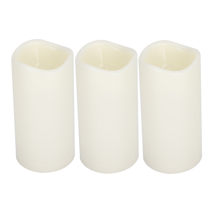 3PCS Remote Control Electronic LED Simulation Candle Lamp for Home