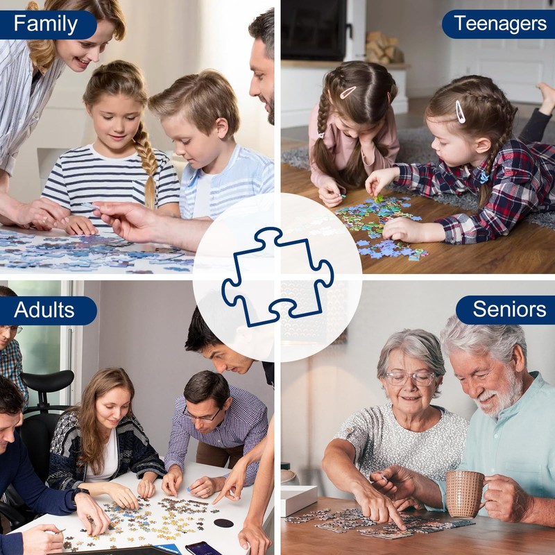 crowm Puzzle for Adults 1000 Pieces, Plant Jigsaw Puzzle of