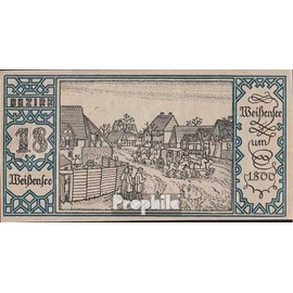 Prophila Collection Banknote Berlin Emergency Money: 92.1.18 Emergency Money of the City of Berlin, District: 18.Weißensee Mint 1921 50 Pfennig Berlin (Banknotes for Collectors - No Means of Payment)