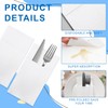 JEBBLAS 40x40cm Disposable Pocket Napkins, Cloth Like Napkins Built-in Flatware