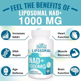 Maripolio Nad+ Liposomal Nicotinamida 1000mg 60 Capsulas Eg Nn26 Sabor Nd