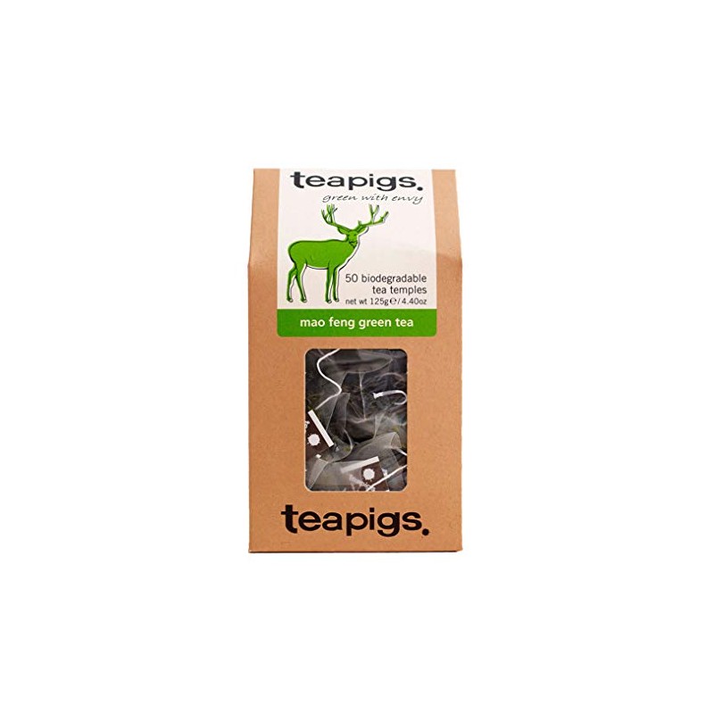 Teapigs Mao Feng Green Tea Bags Made With Whole Leaves,