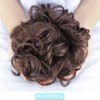 YJINCO YJWO001-dbrn Shichi-Go-San Hair Ornaments Wig, Curly Rope Wig, Bun