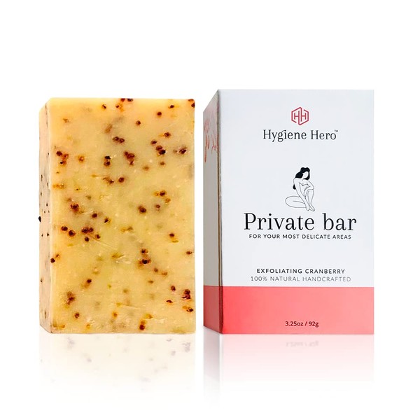 Hygiene Hero Cranberry Private Bar - Yoni Soap Bar for