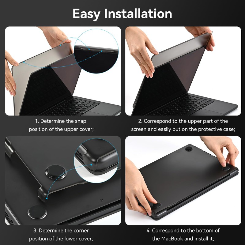 BlueSwan Matte Case for MacBook Pro 14 M5 2026 2024-2021
