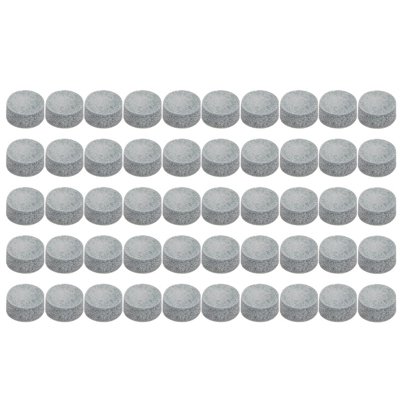 50Pcs Pool Cue Tips Leather Billiard Cue Stick Tip Grade