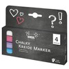 KREUL 22707 Chalky Chalk Marker Set of 4, Multi-Colour