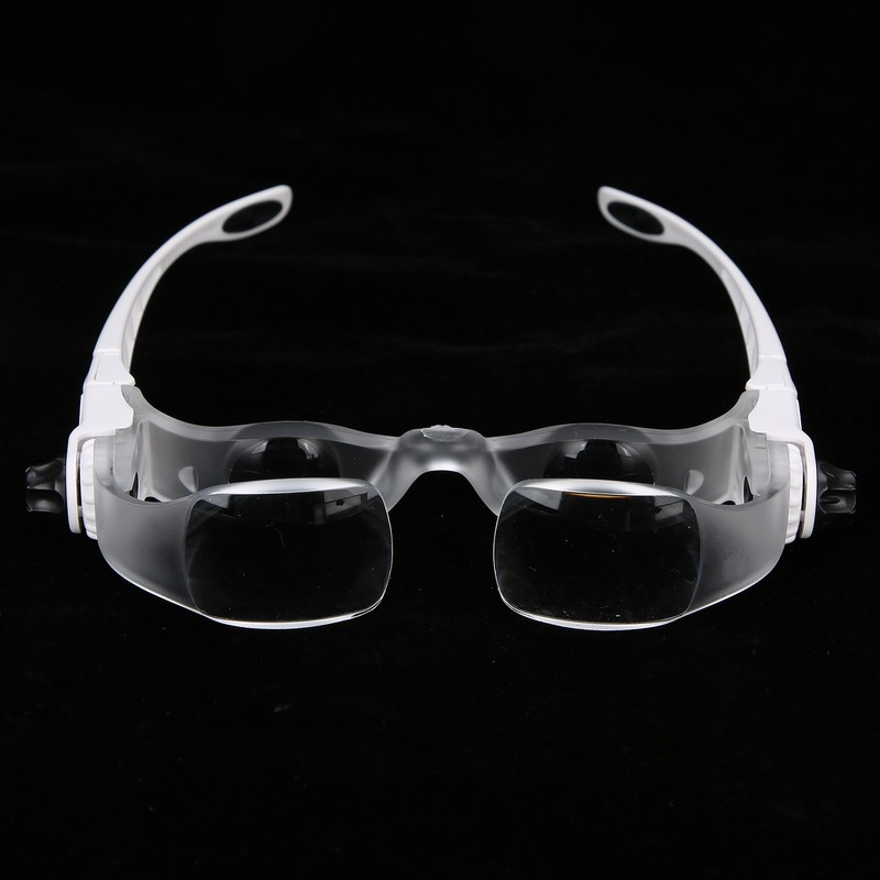 Head Mount Magnifying Glasses Folding Magnifier for Mobile Phone Reading
