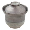Marui Pottery Shigaraki Ware 3-4055 Hechimon with Lid, Height Approx.