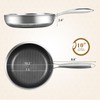 MDHAND 10 Inch Nonstick Frying Pan, Premium Stainless Steel Skillet
