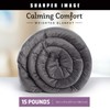 Calming Comfort Weighted Blanket 15 Lb 50" x 75" Plush
